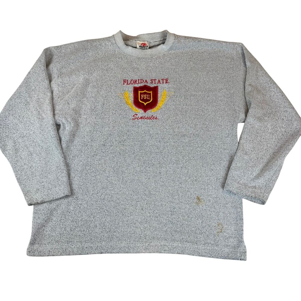 Vintage FSU Florida State Seminoles Sweatshirt Gray